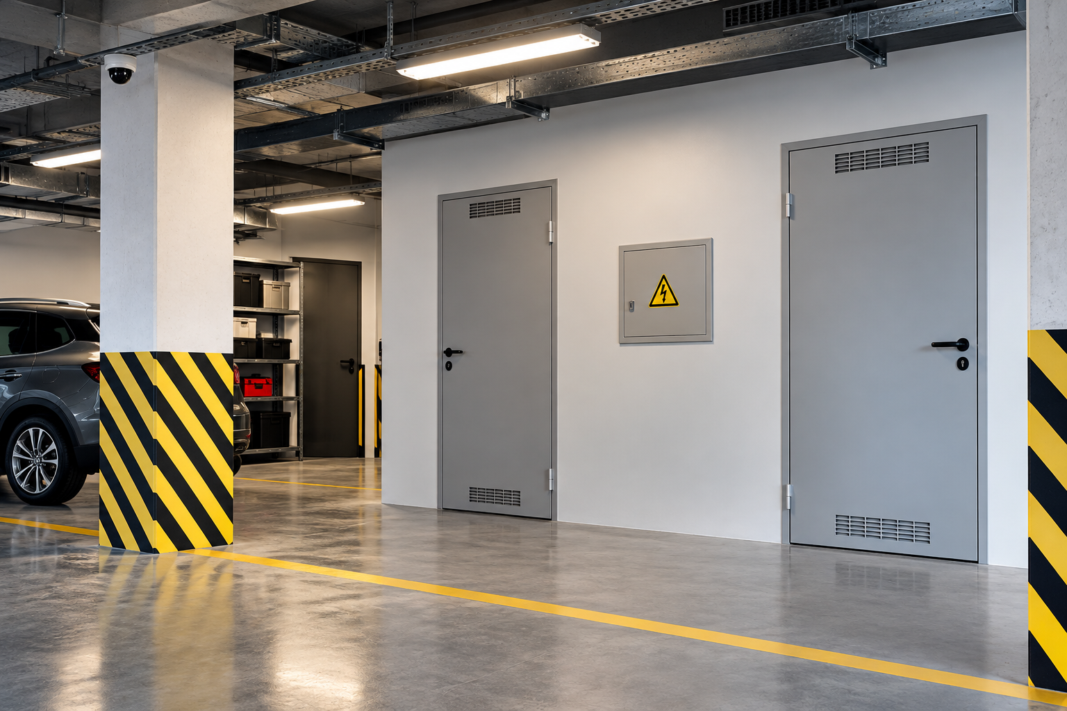 Drzwi techniczne PORTA – stalowe drzwi do garaży i pomieszczeń gospodarczych – OKNARO Płock