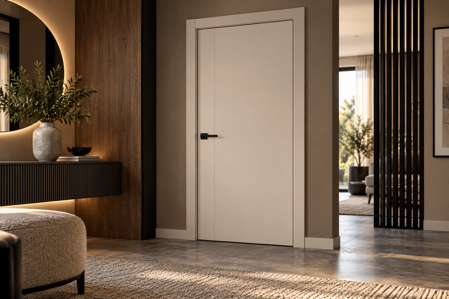 Drzwi wewnętrzne PORTA – minimalistyczne drzwi pokojowe, OKNARO Płock